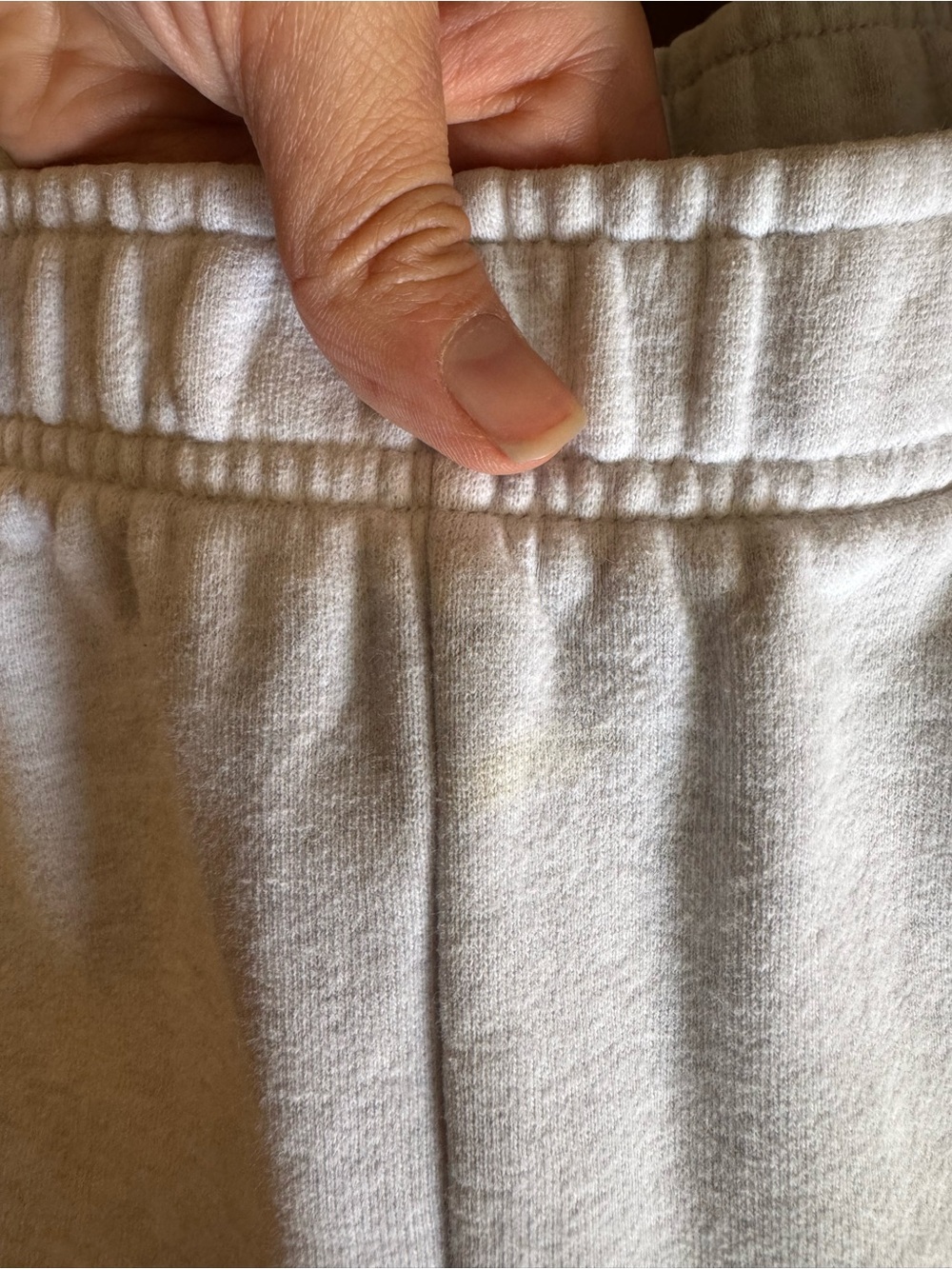 Aritzia TNA Cozy Fleece Boyfriend Jogger Sweatpants Gray Heather Size Small - Picture 10 of 10